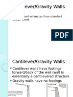 Cantilever Walls