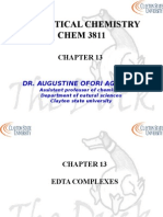 Chapter 13 3811 EDTA