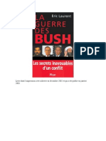 French) Eric Laurent La Guerre Des Bush Les Secrets Inavouables D'Un Conflit