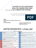 Evaluacion de Mezclas de Hidrogeno y Diesel A