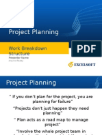 Project Planning: Work Breakdown Structure