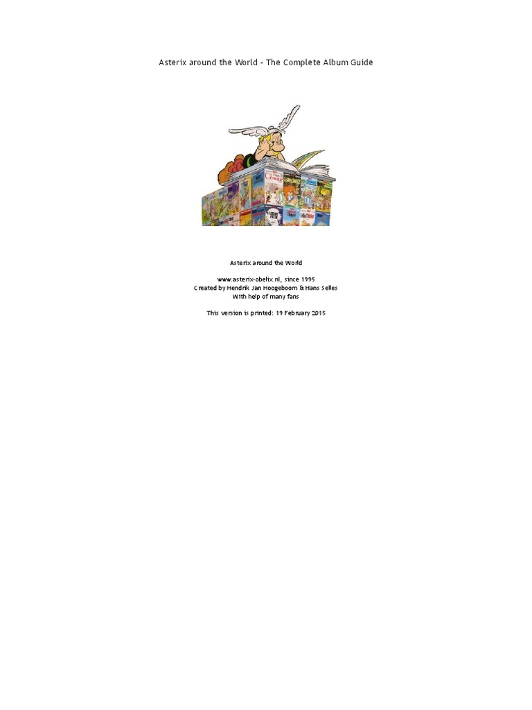 Asterix Around The World - The Complete Album Guide, PDF, Works