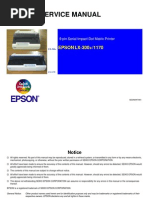 Download EPSON DOTMATRIX LX-300_1170_D SERVICEMANUAL by salih1965 SN26775695 doc pdf