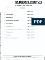 Electromagnetic Theory Notes