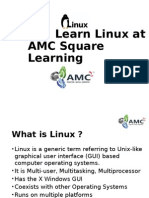 Learn Linux at AMC Square Learning