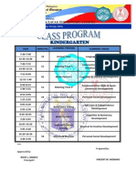 Carolina/Lacag Elementary School Daily Schedule