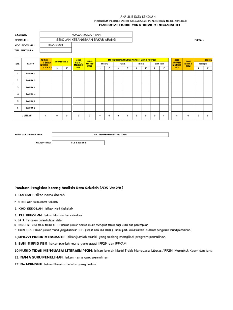 Borang Ipp2m Dan Ippkam | PDF | Karier & Perkembangan