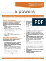 Roles Powers Area Boards Practice Papers