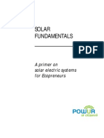 Solar Energy Fundamentals (Citizenre Training)