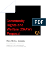 Community Rights and Welfare (CRAW) Proposal: Mary Philline Descalzo