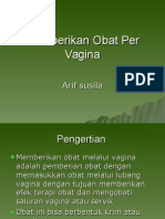 Pemberian Obat Per Vagina