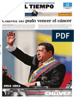 El Tiempo 07-03-2013 Chavez