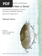 Stories Written in Stone Abstracts Volume Provisory July 2013 t5