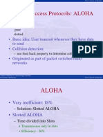 Lecture17 Aloha Ethernet
