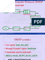 Simple Mail Transfer Protocol (SMTP: Out Line of Internet Electronic Mails