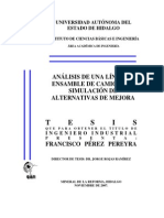 Analisis de Una Linea de Ensamble de Camiones