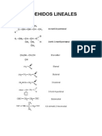 Aldehidos Lineales