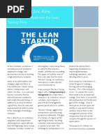 Lean Startup White Paper