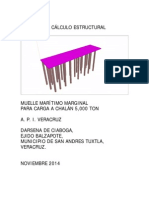 Memoria de Cálculo Estructural Muelle Balzapote Ver