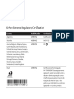 AirPort Extreme Regulatory Certification