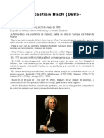 Biografía Johann Sebastian Bach