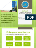 Similitudes y Diferencias Entre Los Enfoques Cuantitativos y