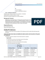 8.1.4.8 Lab - Identifying IPv4 Addresses-1