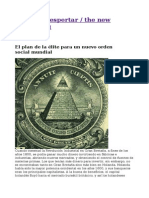 El Plan de La Élite para Un Nuevo Orden Social Mundial PDF