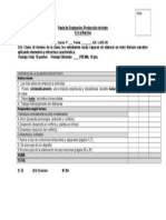 Pauta de Evaluación Producción de Texto Narciso