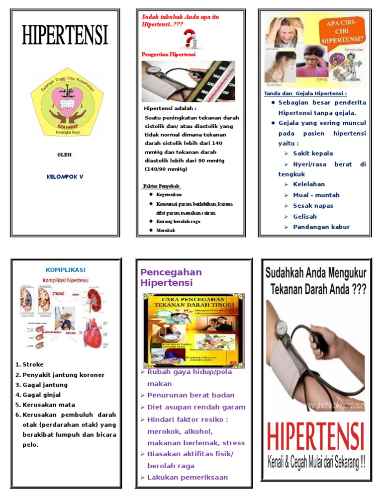 Leaflet Hipertensi Leaflet Hipertensi