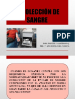 Recolección de Sangre