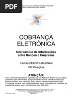 Leiaute Cnab 400 Sigcb Cobranca Caixa