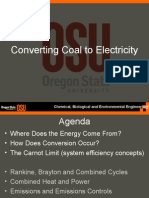 Converting Coal To Electricity: Chemical, Biological and Environmental Engineering