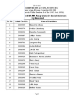 Hyderabad Result