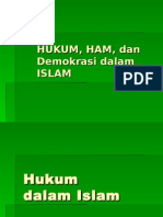 HUKUM, HAM, Dan Demokrasi Dalam ISLAM