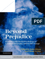 John Dixon, Mark Levine-Beyond Prejudice - Extending The Social Psychology of Conflict, Inequality and Social Change-Cambridge University Press (2012)