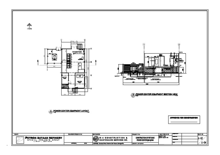 Power Center Building Electrical System-E-02 | PDF
