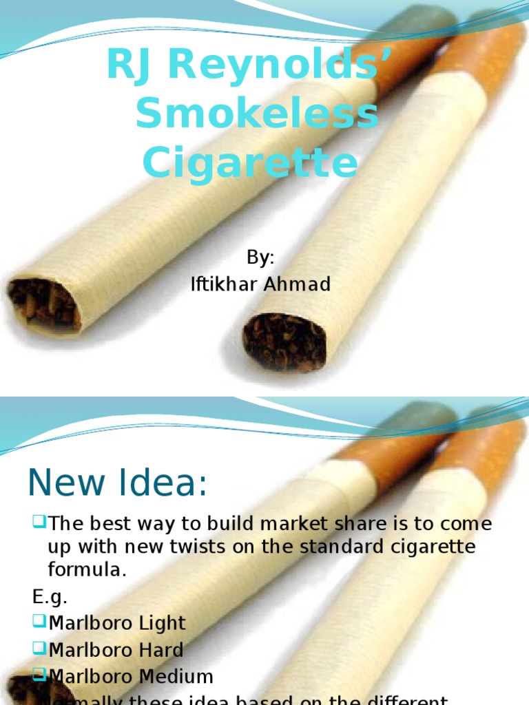 RJ Reynolds' Smokeless Cigarette Failures | PDF