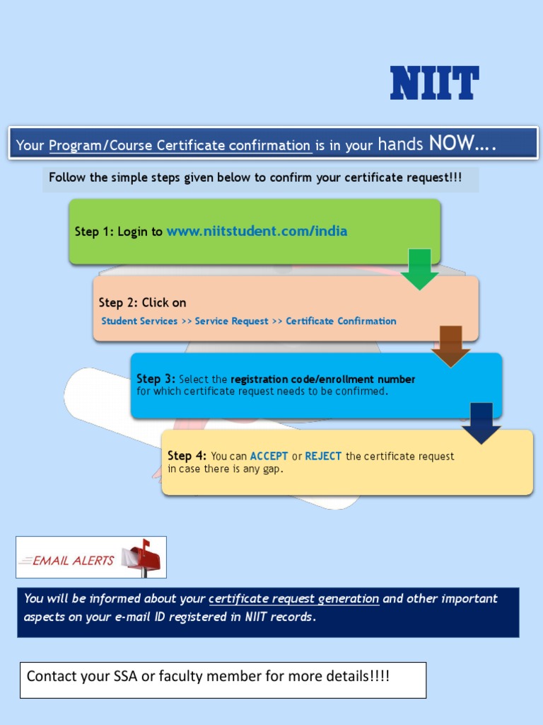 NIIT New Changes in Certification Process | PDF | Career & Growth ...