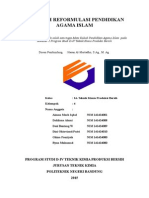 Makalah Reformulasi Pendidikan Agama Islam