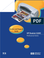 HP DeskJet 1220C Service Manual