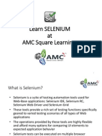 Learn Selenium at AMC Square Learning