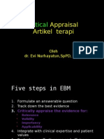 Contoh Critical Appraisal Terapi