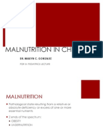 Malnutrition in Children For PDR III - Pedia