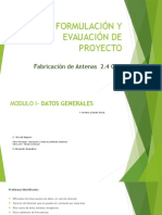 Formulación y Evauación de Proyecto (antenas 2.4 ghz)