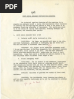 Rosenthal October 1962 Memo