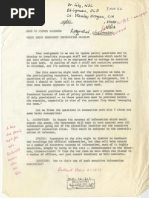 Rosenthal November 1962 Memo