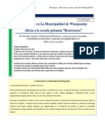 Wampusirpi Educacion y La Corrupcion de La Municipalidad PDF