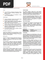 Coprox Masonry Waterproofing | PDF
