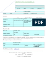 Application Form For Home Based Data Entry Job